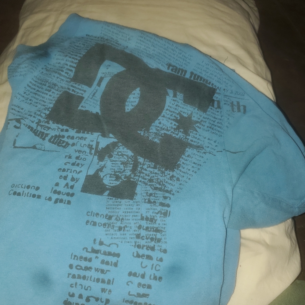 DC Light Blue Textured Hoodie